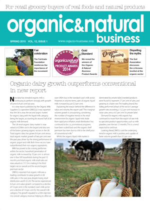 Organic & Natural Business magazine spring 2015 issue