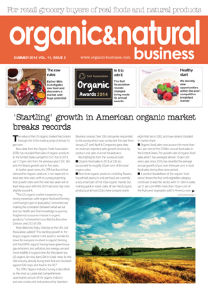 Organic & Natural Business magazine summer 2014 issue